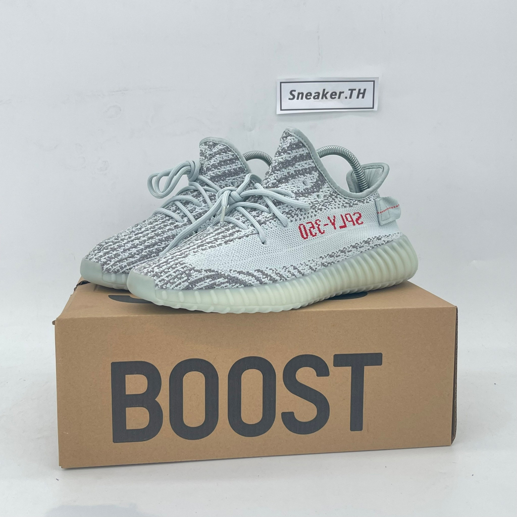 รองเท้าผ้าใบ YZ Boost 350 V2 Blue Tint (41) เบา ใส่สบาย LLA252