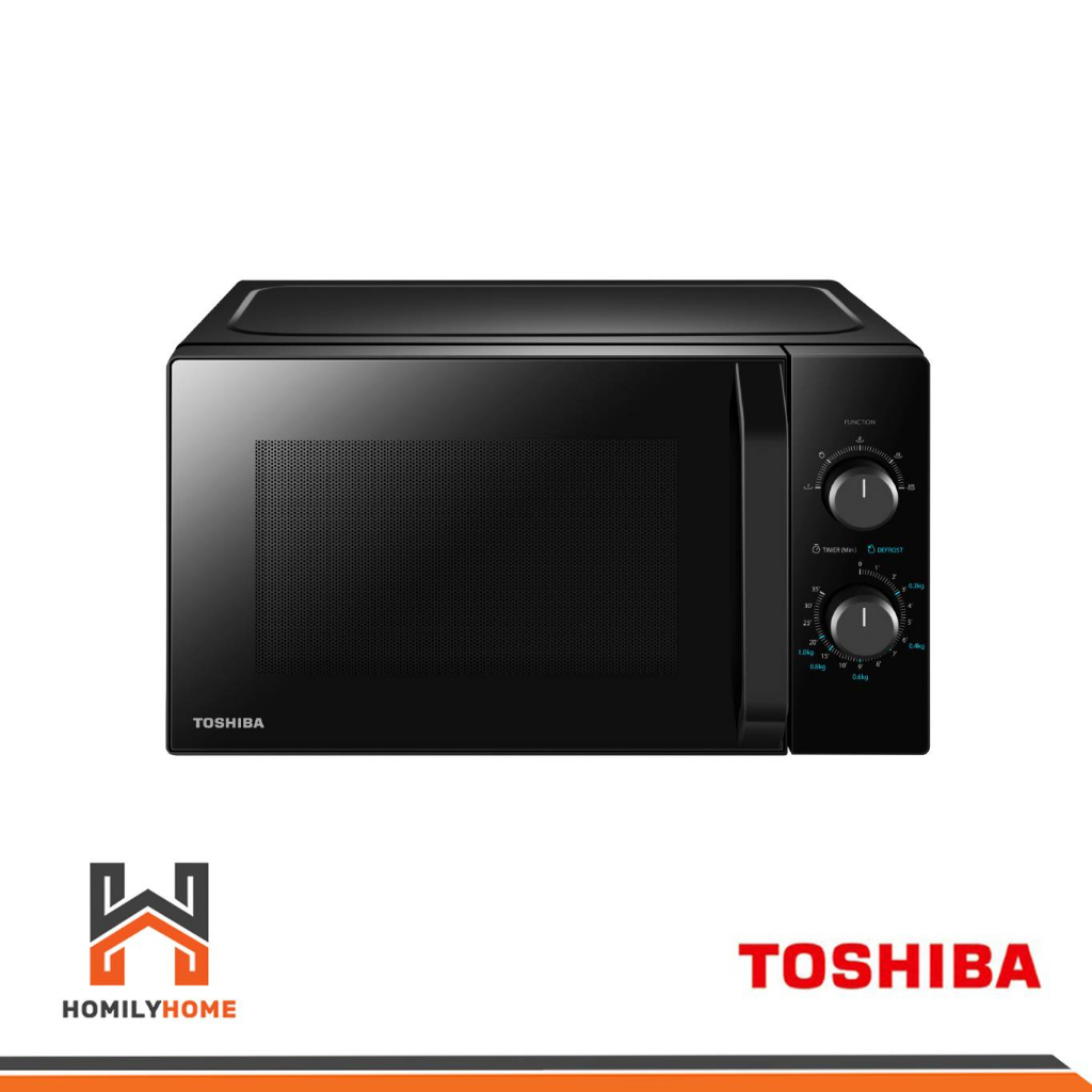 TOSHIBA Microwave ไมโครเวฟ ขนาด 20 ลิตร รุ่น MW2-MM20PE(BK) สีดำ 700 วัตต์ โตชิบา