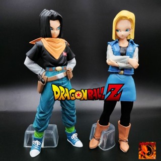 โมเดล Android 17 และ 18 ตัวใหญ่ มีกล่อง ขนาด 24 Cm (แพ็คคู่) จากเรื่อง ดราก้อนบอล วัสดุอย่างดี พร้อมส่ง