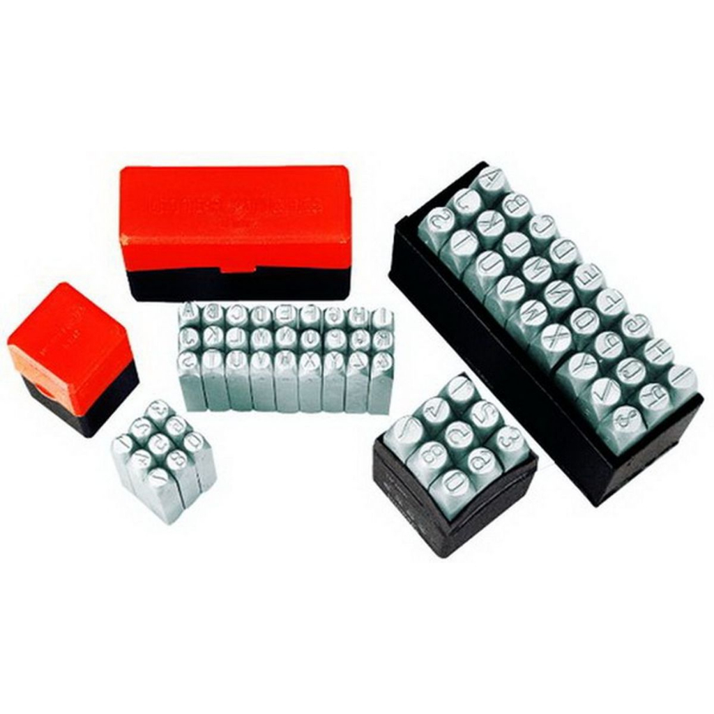 เหล็กตอกตัวเลข 0-9 กรอซ (GROZ) ขนาด 1 มิลลิเมตร