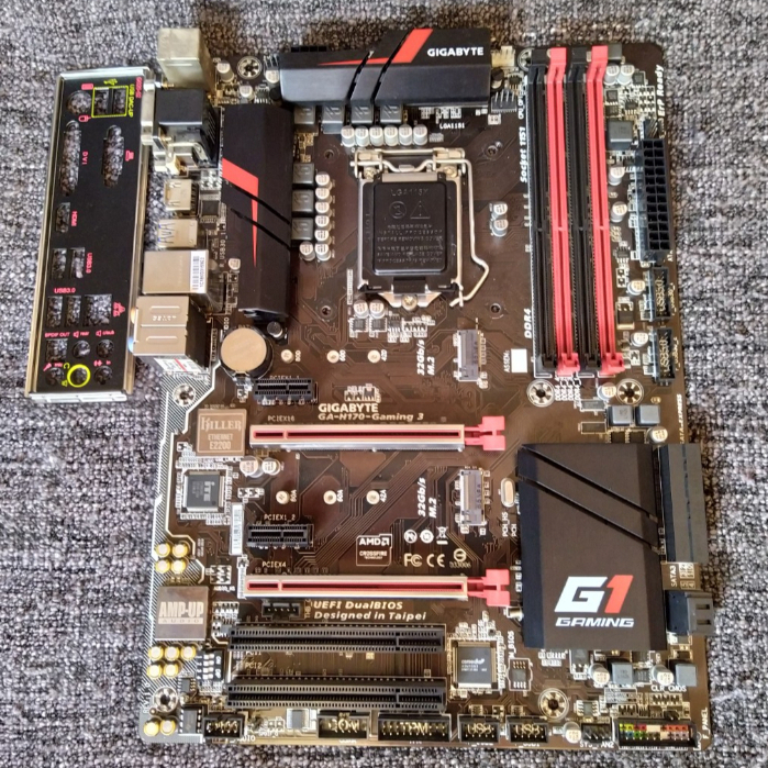 1151V1 Gigabyte GA-H170 Gaming 3 M.2 2 ช่อง มีฝาหลัง