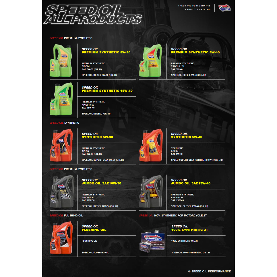 Speed oil 10W30น้ำมันเครื่องดีเซลสูตรสังเคราะห์ รูปที่ 7