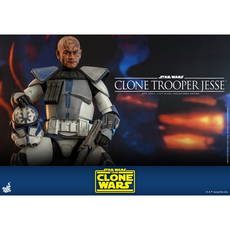 HOT TOYS TMS 64 STAR WARS : THE CLONE WARS – CLONE TROOPER JESSE