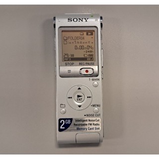 เครื่องเล่น Mp3 Sony ICD ux512f สีเงิน 2G สวย ใช้ฟังเพลง