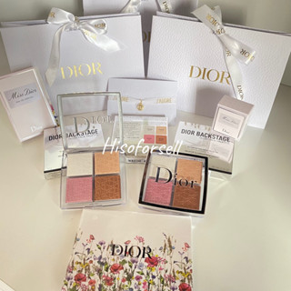 dior backstage glow face palette highlights eye ไฮไลทดิออร์ ไฮไลทพาเรท สินค้าเคาน์เตอร์แท้100% คอนทัวร์ตลับ eyeshadow