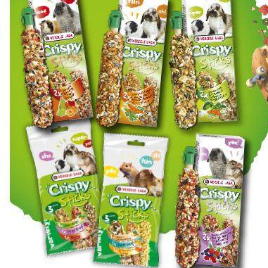 Versele-Laga Crispy Sticks/Crunchies ขนมและคุ๊กกี้ สำหรับกระต่ายเเละแฮมเตอร์ 110 g. - 165 g.