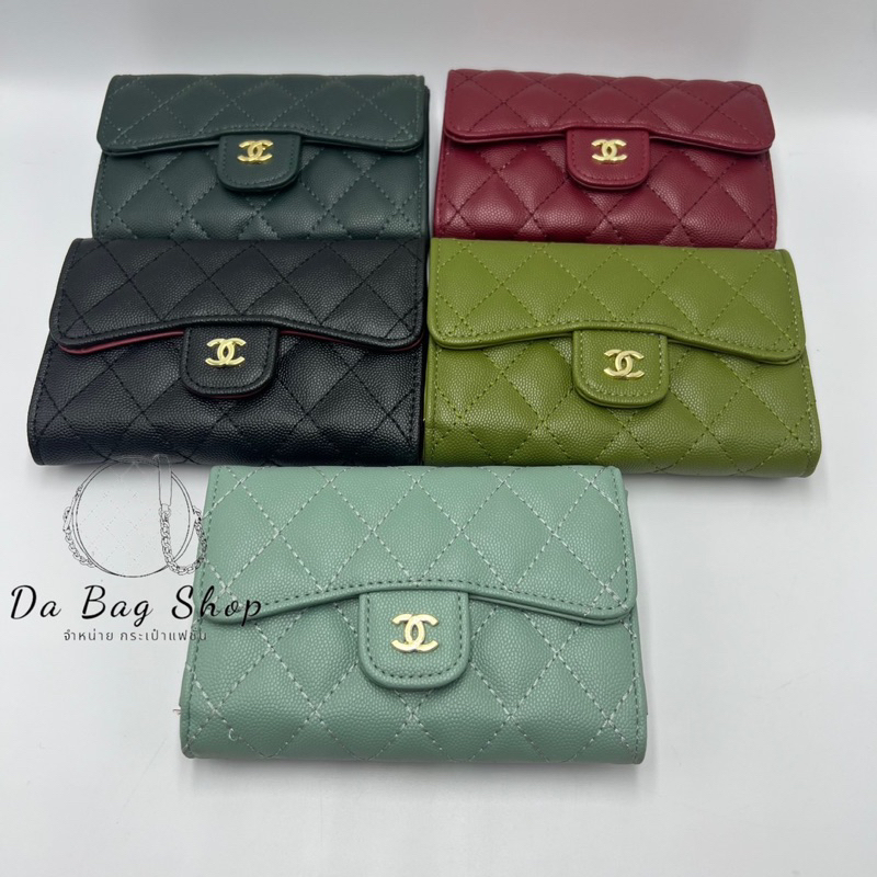 กระเป๋าสตางค์ ใบกลางขนาด 6 นิ้วมีช่องซิปใช้งานสองพับ งานกล่องกล่อง