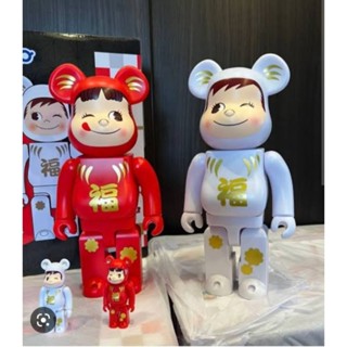 MedicomToy BearBrick Daruma Peko Poko 400% กับ 100% ของใหม่มือ1