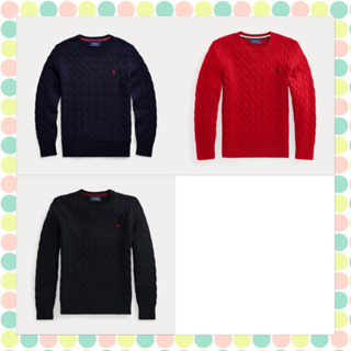 ❄️☃️Ralph Lauren Cable-Knit Cotton Sweater(boy size 8-20)