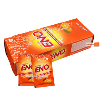 ENO ORANGE อีโน รสส้ม ลดท้องเฟ้อเนื่องจากมีกรดมาก(ยาสามัญประจำบ้าน)4.3 กรัม 60 ซอง 1 กล่อง