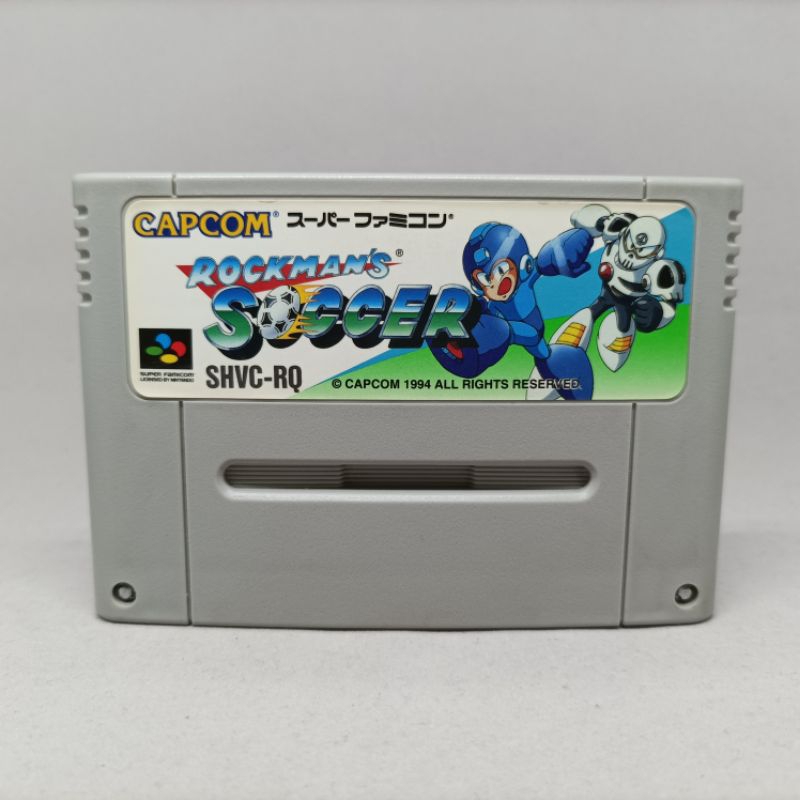 Rockman's Soccer | ตลับเกมส์แท้ Nintendo Super Famicom | SFC | Original Japan | SHVC-RQ | ใช้งานปกติ