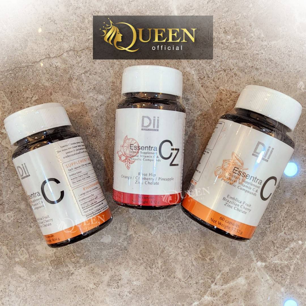 Dii Essentra C ( 30/60 แคปซูล) /Dii Essentra CZ (30 แคปซูล) วิตามินซีสกัดจากธรรมชาติ