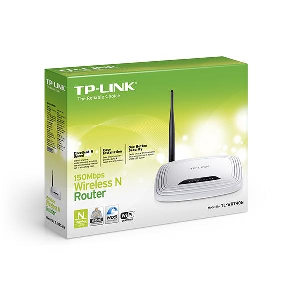 Router TP-LINK TL-WR740N ไร้สาย N150 , 150 Mpbs