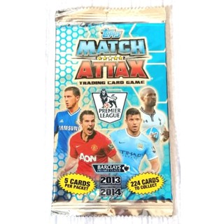 (Sealed Pack) ซองสุ่มการ์ดฟุตบอล MATCH ATTAX 2013/14 TRADING…