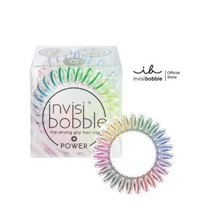 invisibobble ยางรัดผม  รุ่น power สี magic rainbow (1 กล่องบรรจุ 3 เส้น)