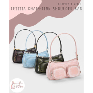 [Preorder] ✈️🇸🇬 กระเป๋า Charles and Keith รุ่น Letitia Chain-Link Shoulder Bag