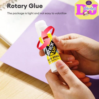 Deli Glue Stick กาวแท่ง แพ็ค 12 แท่ง ขนาด 36/21 /15/ 9 กรัม กาว อุปกรณ์สำนักงาน เครื่องเขียน ขายส่ง