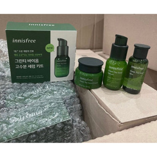 Innisfree Green Tea Seed Serum Tri-Biotics Biome Set