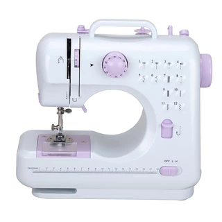 จักรเย็บผ้าไฟฟ้า 12ตะเข็บ ระบบด้ายคู่ Sewing machine จักรเย็บผ้ามินิ เครื่องจักรเย็บผ้า