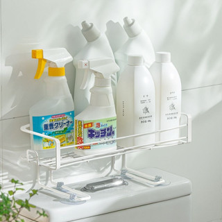 ชั้นวางของบนชักโครกสไตล์มินิมอล เพิ่มพื้นที่บนฝาชักโครก Bathroom Shelf