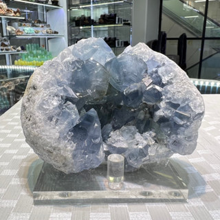 Celestite Cluster ผลึกหินเซเลสไทต์