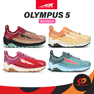 Pootonkee Sports Altra Womens Olympus 5 รองเท้าวิ่งเทรล พื้นVibram® น้ำหนักเบา ซัพพอร์ทมาก สำหรับนักวิ่งระยะไกล