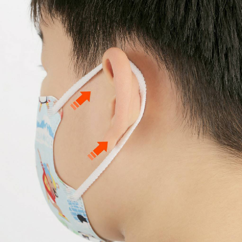 KN95เด็กป้องกันฝุ่น PM2.5 เเมสสำหรับเด็กอายุ4-12ปี ลายการ์ตูนน่ารักๆ เป็นซีนเเยกชิ้น 1เเพ็คมี10ชิ้น - รูปที่ 3