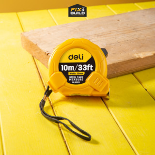 ตลับเมตร DELI ตลับเมตรหุ้มยาง 3/5/7.5/10 เมตร มาพร้อมตัวล็อค…
