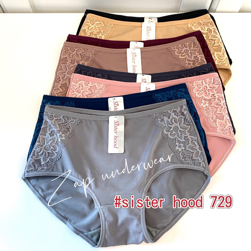 กางเกงใน sister hood 729 ยกก้น เอวกลาง ใส่สบาย เต็มก้น ลูกไม้สวย - รูปที่ 3