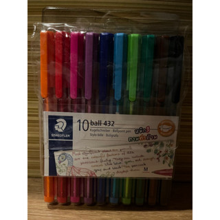 ชุดปากกาหัวเข็ม Staedtler รุ่น 432 ชุด 10 สี(ส่งฟรี‼️)