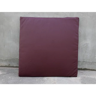 เบาะนั่งสมาธิ อาสนะหนัง PVC มีซิปถอดได้ มีหลายสี ขนาด 60 x 60 ซม. หนา 4 ซม.