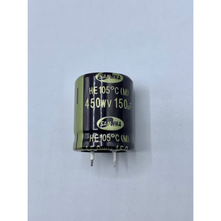 CONDENSER CAPACITOR ตัวเก็บประจุ อิเล็กโตรไลต์ 150uf/450V 105 ํC (1ตัว)