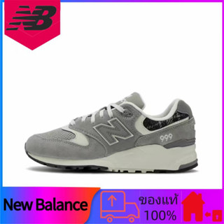 ของแท้ 100% New Balance 999 รองเท้าผ้าใบกันลื่นสวมใส่สบายสีเทา