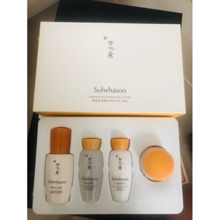 ของแท้ 100% Sulwhasoo เซตบำรุงผิวหน้า Essential daily routine kit จำนวน 4 ชิ้น