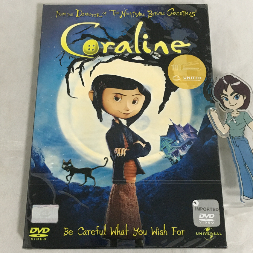 (มือสอง) DVD Coraline :โครอลไลน์กับโลกมิติพิศวง (2009) [ปกสวม] ลิขสิทธิ์แท้