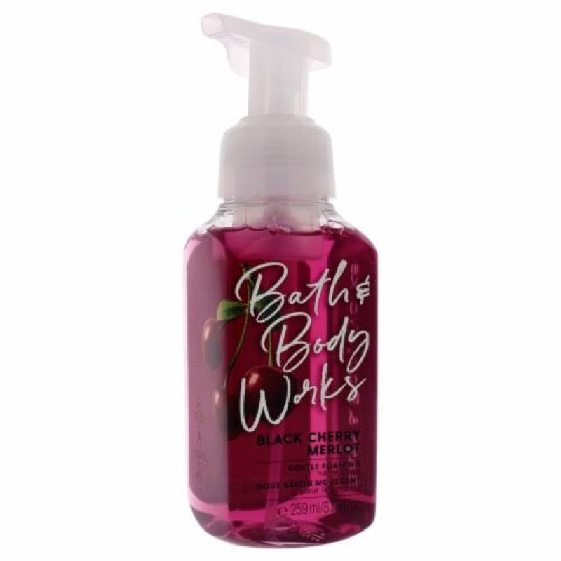 Bath & Body Works BLACK CHERRY MERLOT Gentle Foaming Hand Soap 259 ml. ของแท้