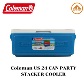 Coleman US 24 Can Stacker Cooler #Blue