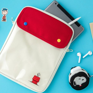 ราคาB.landd✨ กระเป๋าใส่ไอแพด กระเป๋าสำหรับไอแพด กระเป๋าโน้ตบุ๊ค MacBook bag Ipad bag สนูปปี้ PVC ขนาด 11นิ้ว 13นิ้ว 15นิ้ว💫