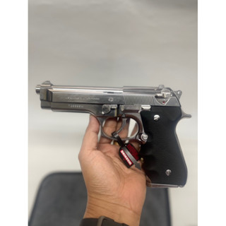 อัดแกส Tokyo Marui M92F Chrome Stainless GBB  งานญี่ปุ่นแท้100% มือ1