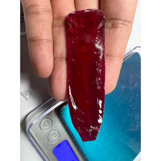 Lab Ruby 75 gram size 80x20 hardness 9