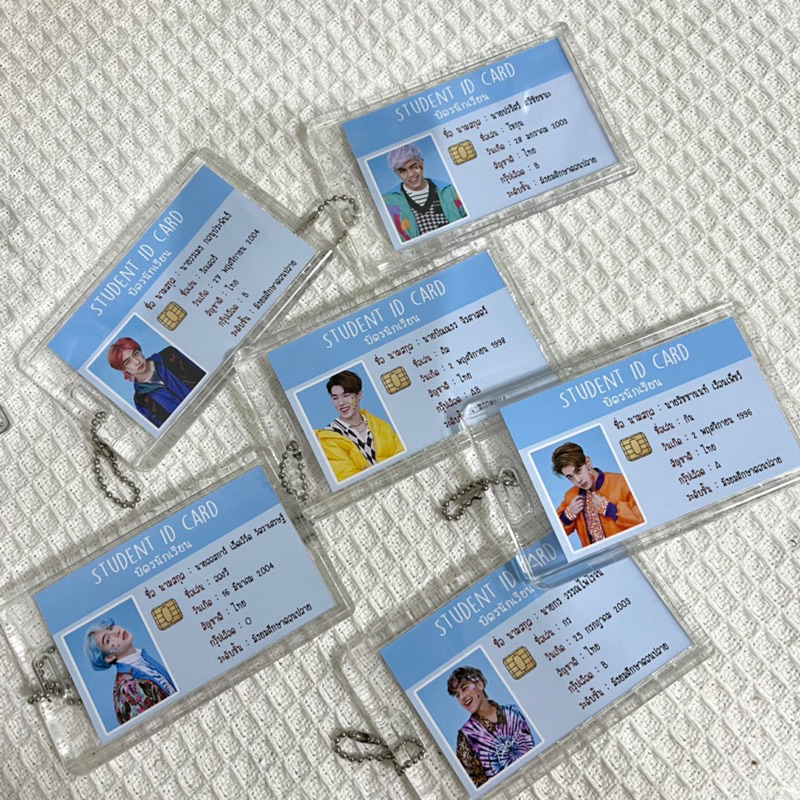 เฟรมการ์ด บัตรนักเรียน proxie พร็อกซี่ โชกุน กัน กร วิคเตอร์ อองรี proxieth คิม โชกุน