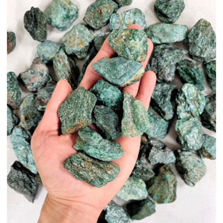 1 Pc Genuine Raw Fuschite Green Mica Stone Rough Stone / Top High Quality Rough Stone / Raw Stone For Healing Chakra