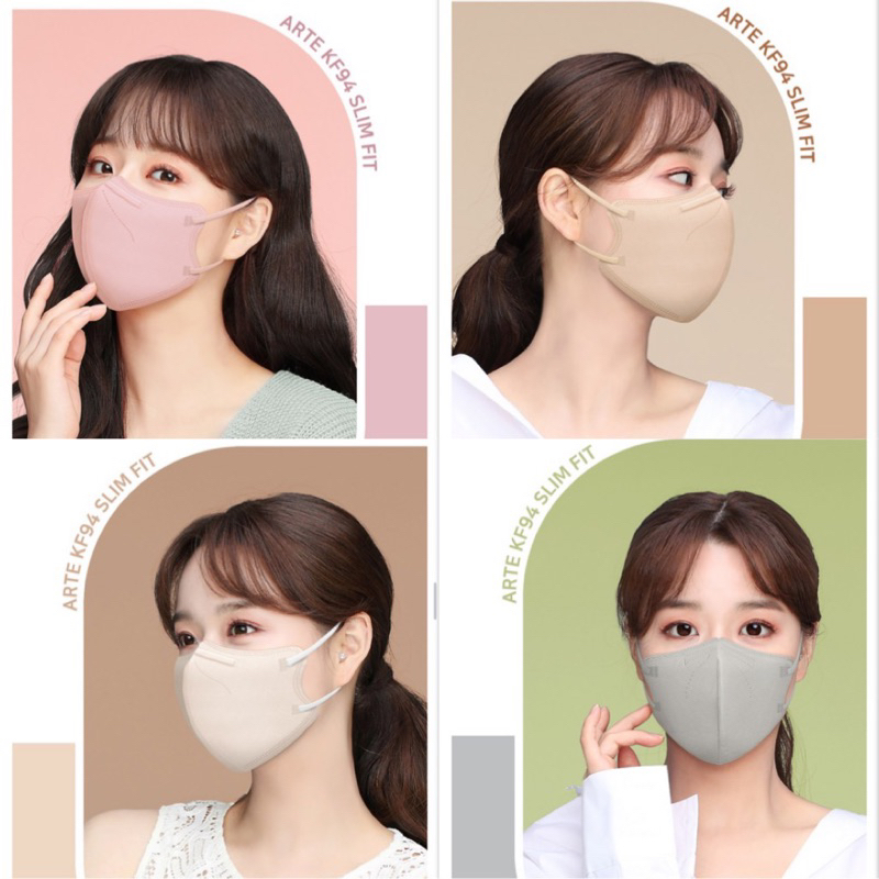 [กันฝุ่น pm2.5] Arte Slim Fit KF94 Mask หน้ากากอนามัยเกาหลี🇰🇷 คุณภาพพรีเมียม (แพค5ชิ้น)