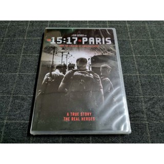 DVD ภาพยนตร์ดราม่าทริลเลอร์ชีวประวัติ "The 15:17 to Paris / หยุดด่วนนรก 15:17" (2018)