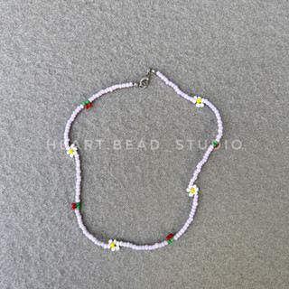 [HEART.BEAD]  สร้อยคอ Cherries and Daisy beads