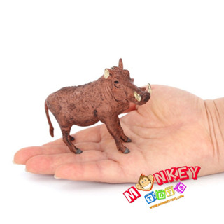 Monkey Toys - โมเดลสัตว์ หมูป่า ขนาด 10.00 CM (จากหาดใหญ่)