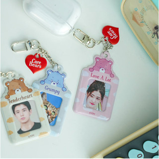 พร้อมส่ง Daiso ไดโซะ พวงกุญแจใส่ ID Card Care Bears