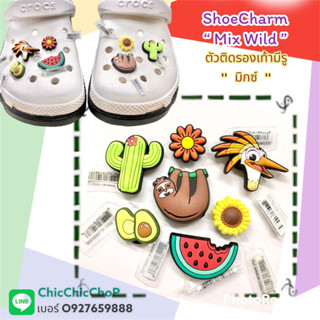 JBS 👠🌈⚡️ตัวติดรองเท้ามีรู รวม “ มิกซ์  ไวด์ ” 👠✨🌈🔅❤️ Shoe charm “ Mix Wild “  งานshop ราคาดี งานดี