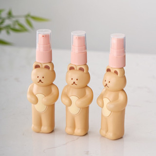 💖พร้อมส่ง ร้านคนไทย💖ขวดใส่ครีมพกพา ขวดแบ่งครีมเดินทาง ขวดใส่ครีมรูปหมี