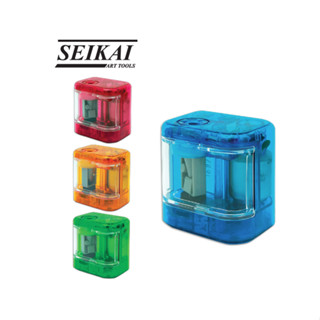 (KTS)เครื่องเหลาดินสอไฟฟ้า SEIKAI รุ่นAA00178 ขนาด 6x4.5x6 cm. คละสี